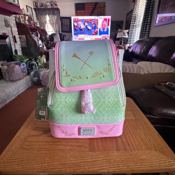 Loungefly Wicked Iridescent Ombré Mini Backpack - BoxLunch Exclusive NWT main image 4